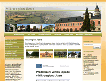 Tablet Screenshot of mikroregionjizera.cz